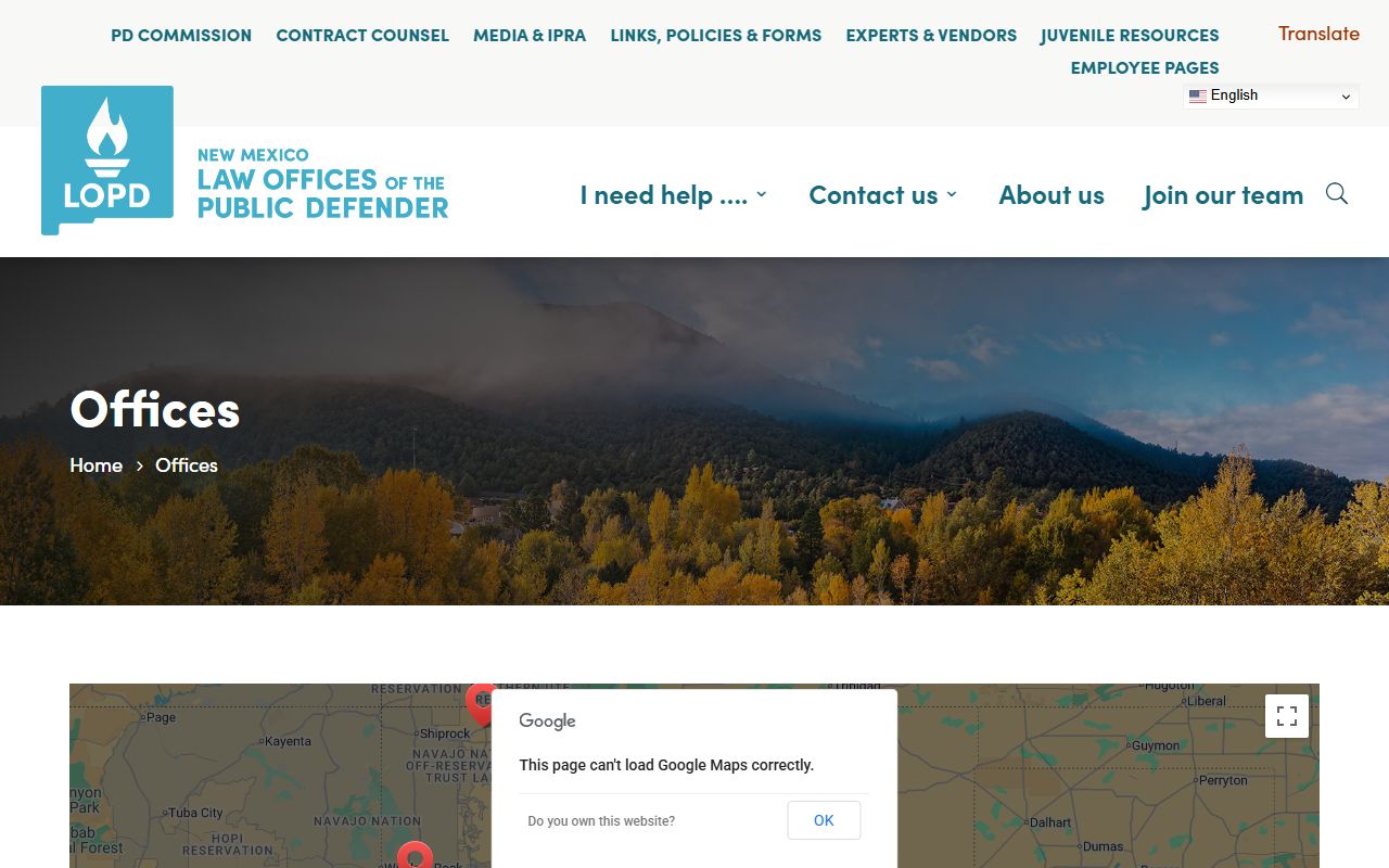 Grant County criminal court records public defender office list