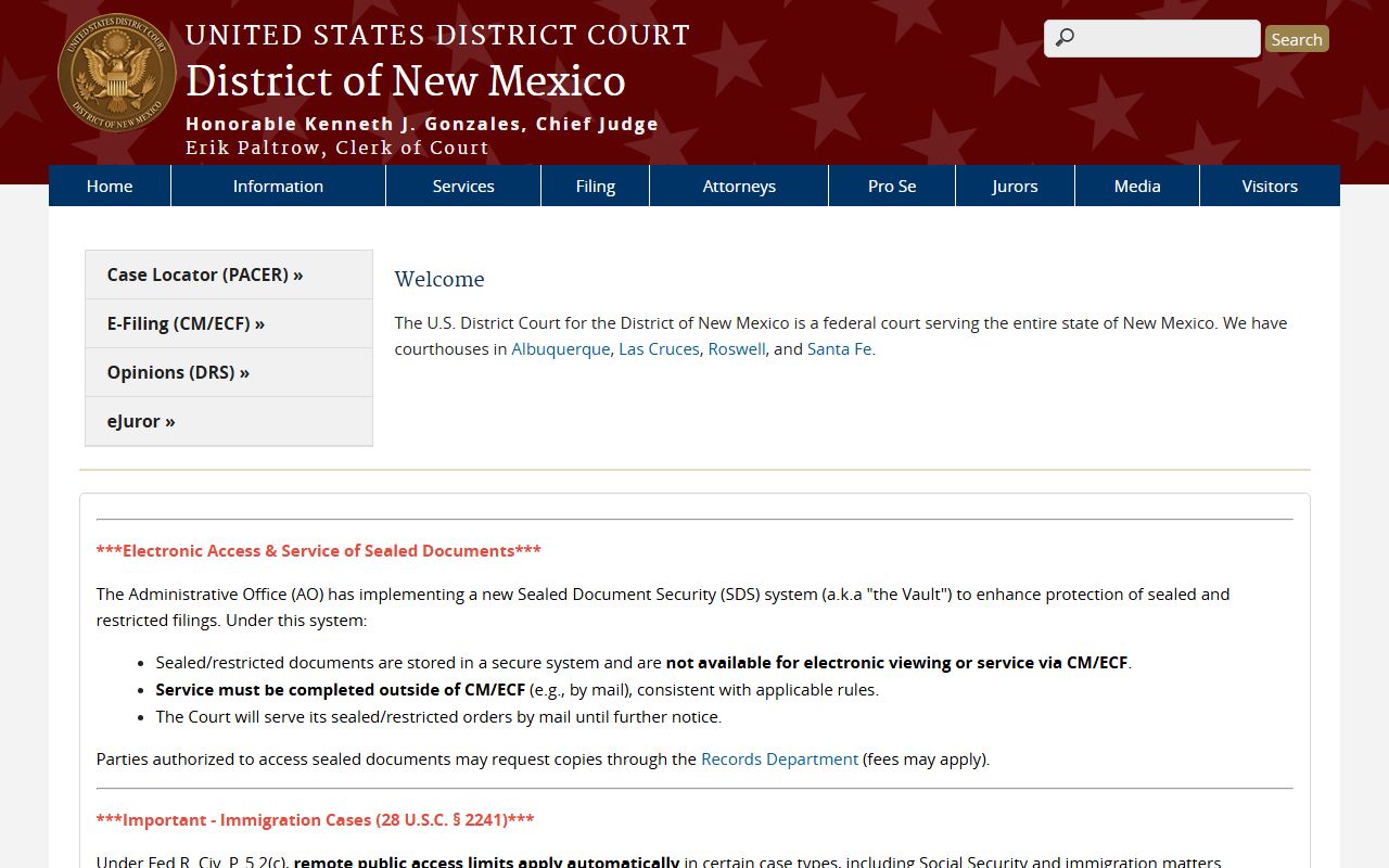 Grant County District Court federal district court distinction