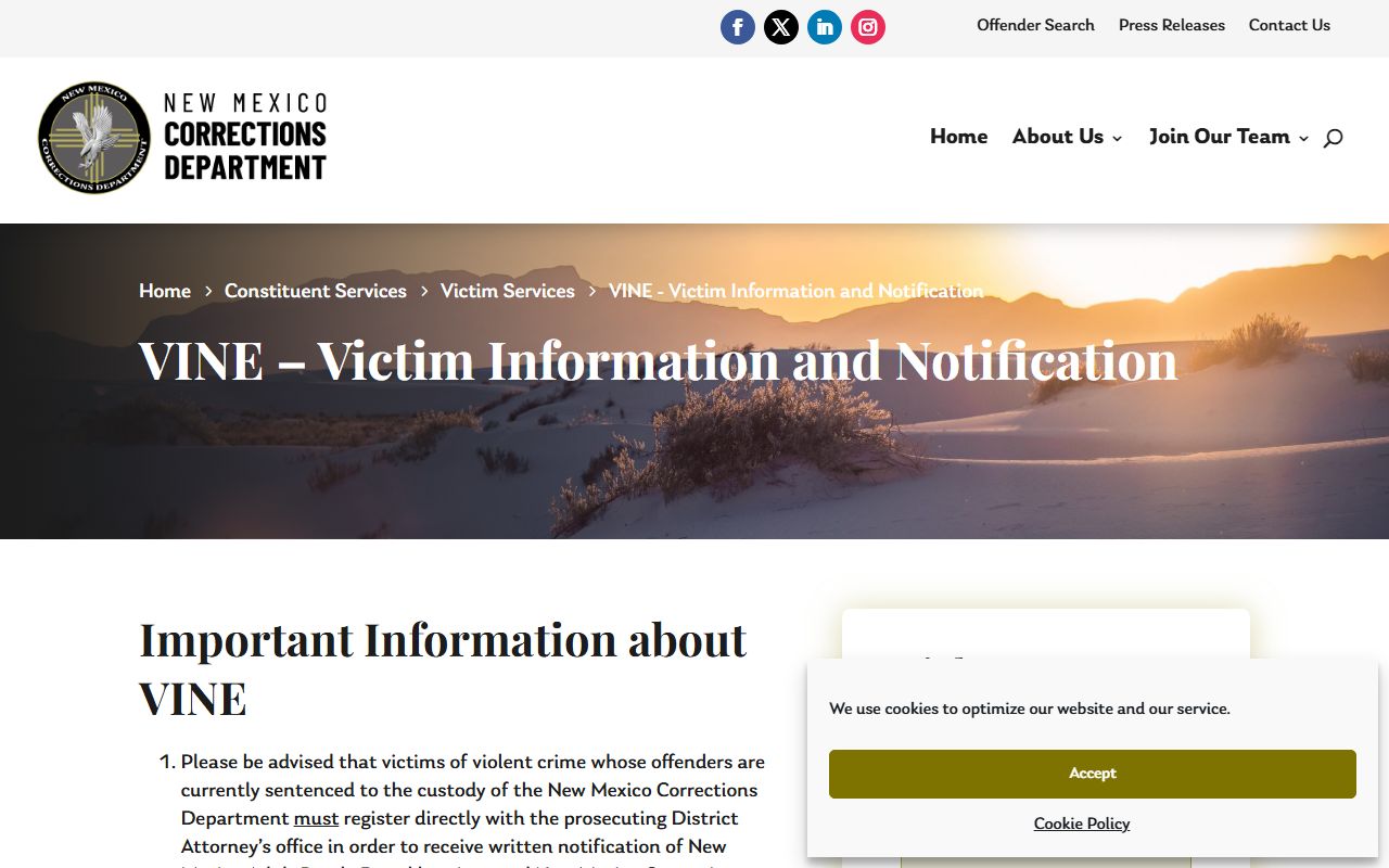 Grant County probate records separate VINE notification resource