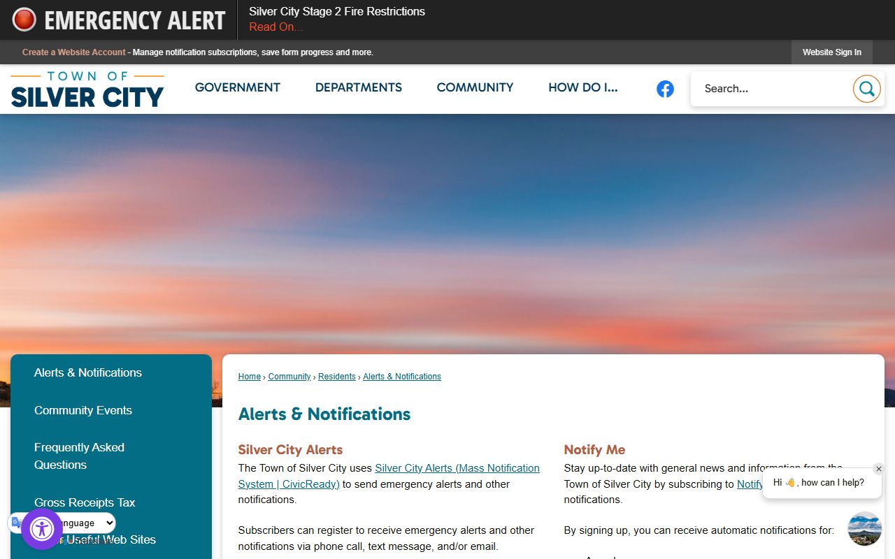Grant County warrant search Silver City alerts and notifications